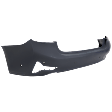 Rear Primed Bumper Cover, Luxury Line, For Models with Park Distance Censor Holes and Park Assist Sensor Holes, Sedan, CAPA Certified