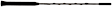 76018 Help Series Antenna - Black, Direct Fit