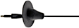 76023 Help Series Antenna Mast - Black, Direct Fit, Sold Individually