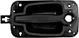 760-5108 Front, Passenger Side Black Exterior Door Handle, With Key Hole, HD Solutions Series