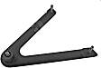 760-5109 Front, Driver or Passenger Side Black Interior Door Handle, Without Door Lock Hole, HD Solutions Series