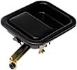 760-5214 Front, Passenger Side Black Exterior Door Handle, Without Key Hole, HD Solutions Series