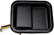 760-5214 Front, Passenger Side Black Exterior Door Handle, Without Key Hole, HD Solutions Series