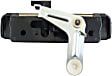 760-5216 Front, Passenger Side Black Exterior Door Handle, Without Key Hole, HD Solutions Series
