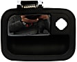 760-5403 Front, Driver Side Chrome Lever with Black Bezel Exterior Door Handle, Without Key Hole, HD Solutions Series
