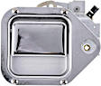 760-5411 Front, Passenger Side Chrome Exterior Door Handle, With Key Hole, HD Solutions Series