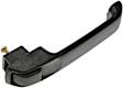 760-5750 Front, Driver or Passenger Side Black Exterior Door Handle, Without Key Hole, HD Solutions Series