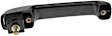 760-5750 Front, Driver or Passenger Side Black Exterior Door Handle, Without Key Hole, HD Solutions Series