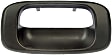 2004 GMC Sierra 2500 - Tailgate Handle Bezel, Smooth Black, Plastic, Help Series