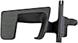 761-5204 Front, Passenger Side Black Interior Door Handle, Without Door Lock Hole, HD Solutions Series