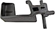 761-5204 Front, Passenger Side Black Interior Door Handle, Without Door Lock Hole, HD Solutions Series
