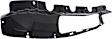 Rear, Driver or Passenger Side Bumper Trim, Textured Black