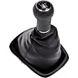 76810 Help Series Shift Knob - Black, Rubber, Direct Fit, Sold Individually