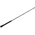 76865 Help Series Antenna Mast - Black, Plastic, Direct Fit, Sold Individually