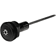 76871 Help Series Headlight Switch Knob - Black, Direct Fit