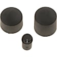 2000 Chevrolet K3500 - Dash Knob Kit - Black, Plastic, Direct Fit, 3-Piece Kit