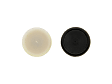 76938 Help Series Window Crank Knob - Black and Clear, Universal, Set of 2