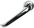 76992 Front, Driver or Passenger Side Chrome Interior Door Handle, Without Door Lock Button, Help Series