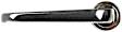 76992 Front, Driver or Passenger Side Chrome Interior Door Handle, Without Door Lock Button, Help Series