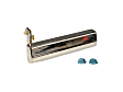 77013 Chrome Exterior Door Handle, Without Key Hole, Help Series