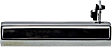 77015 Chrome Exterior Door Handle, Without Key Hole, Help Series