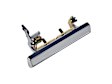 77022 Front, Passenger Side Chrome Exterior Door Handle, Without Key Hole, Help Series