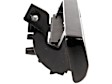 77048 Front, Driver Side Smooth Black Exterior Door Handle, Without Key Hole, Help Series