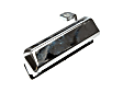 77062 Chrome Exterior Door Handle, Without Key Hole, Help Series