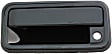 77072 Front, Driver Side Smooth Black Exterior Door Handle, With Key Hole, Help Series