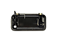 77072 Front, Driver Side Smooth Black Exterior Door Handle, With Key Hole, Help Series