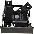 77076 Help Series Tailgate Handle, Smooth Black Metal