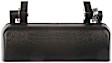 77083 Front, Passenger Side Textured Black Exterior Door Handle, Without Key Hole, Help Series
