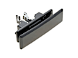 77091 Passenger Side Smooth Black Exterior Door Handle, Without Key Hole, Help Series