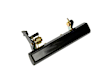 77094 Front, Passenger Side Smooth Black Exterior Door Handle, Without Key Hole, Help Series