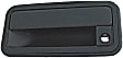 77096 Front, Driver Side Textured Black Exterior Door Handle, With Key Hole, Help Series
