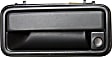 77096CD Front, Driver Side Textured Black Exterior Door Handle, With Key Hole, Help Series