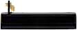 77113 Front, Passenger Side Smooth Black Exterior Door Handle, Without Key Hole, Help Series