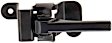 77114 Front, Driver Side Smooth Black Interior Door Handle, Without Door Lock Hole, Help Series