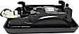 77121 Textured Black Interior Door Handle, Without Door Lock Hole, Help Series