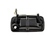 77125 Front, Driver Side Smooth Black Exterior Door Handle, With Key Hole, Help Series