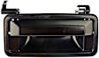 77135 Smooth Black Exterior Door Handle, Without Key Hole, Help Series