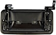 77135 Smooth Black Exterior Door Handle, Without Key Hole, Help Series