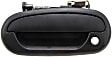77136 Front, Driver Side Textured Black Exterior Door Handle, With Key Hole, Help Series