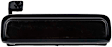 77159 Smooth Black Exterior Door Handle, Without Key Hole, Help Series