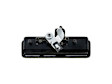 77164 Front, Driver Side Smooth Black Exterior Door Handle, Without Key Hole, Help Series