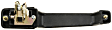 77165 Textured Black Exterior Door Handle, Without Key Hole, Help Series