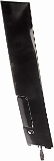 77183 Front, Passenger Side Smooth Black Exterior Door Handle, With Key Hole, Help Series