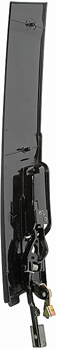 77183 Front, Passenger Side Smooth Black Exterior Door Handle, With Key Hole, Help Series