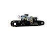 77236 Front, Driver Side Textured Black Exterior Door Handle, With Key Hole, Help Series