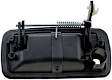 77244 Front, Passenger Side Textured Black Exterior Door Handle, With Key Hole, Help Series